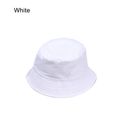 New Double-Sided Bucket Hat Women Men Sun Hat Panama Cap