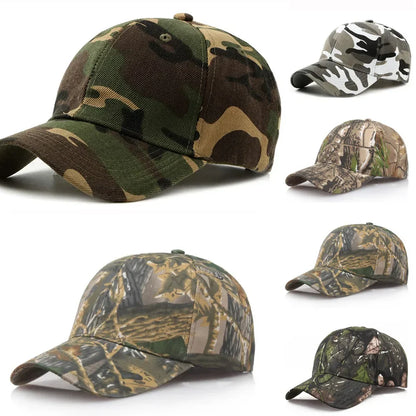 Unisex Camo Baseball Cap Camouflage Military Hat