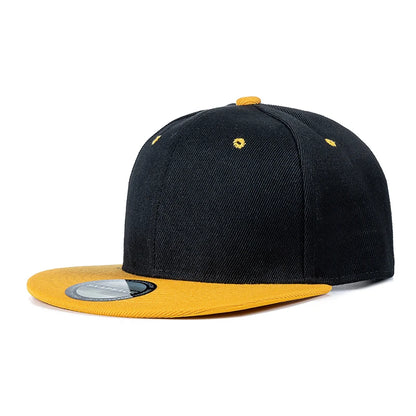 Unisex Cap Plain Snapback Hat High Quality Adult Hip Hop