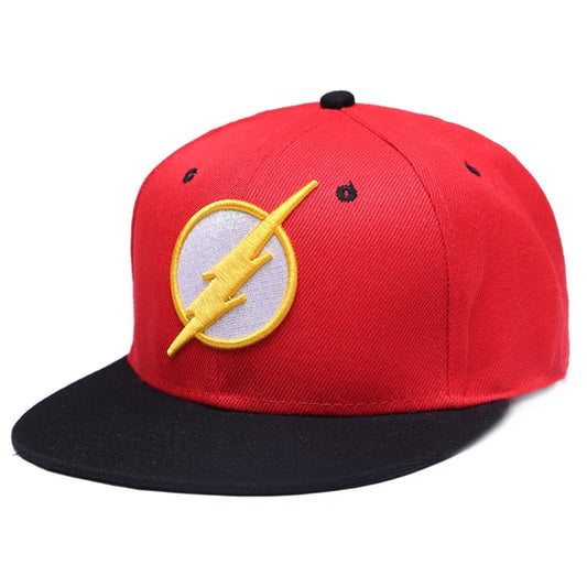 New Fashion Men Women Baseball Cap Lightning Embroidery Casual Snapback Caps