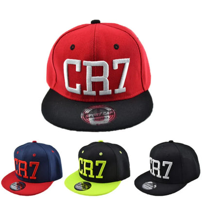 New Fashion Children Ronaldo Cr7 Neymar Njr  Hat Boys Girls Kids Messi Snapback Hats Hip Hop Caps Gorras
