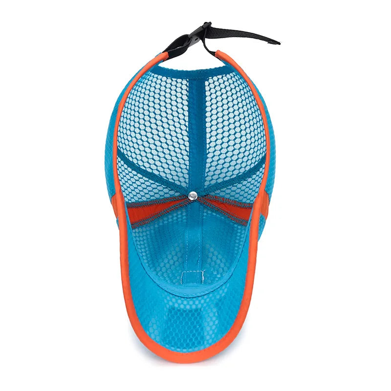 Adjustable Mesh Baseball Cap For Children Breathable Summer Sun Hat