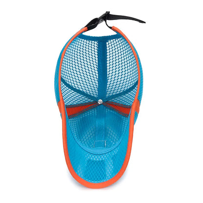 Adjustable Mesh Baseball Cap For Children Breathable Summer Sun Hat