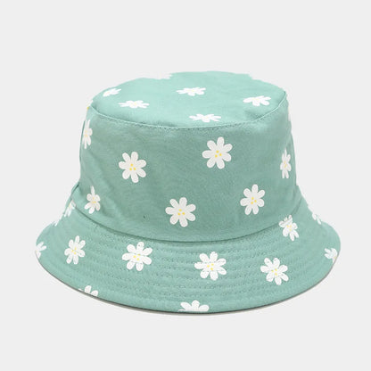 Seasons Cotton Flower Print Bucket Hat