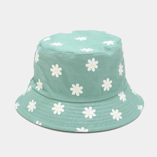 Seasons Cotton Flower Print Bucket Hat