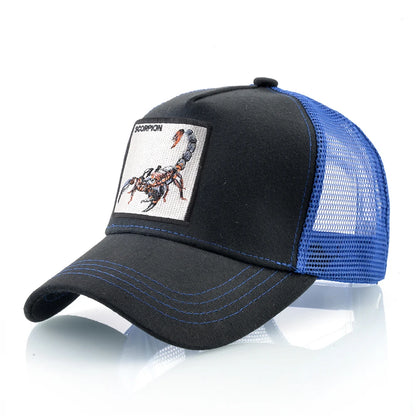K Four Season Men's Baseball Caps With Scorpion Patch Snapback Hip Hop Cap