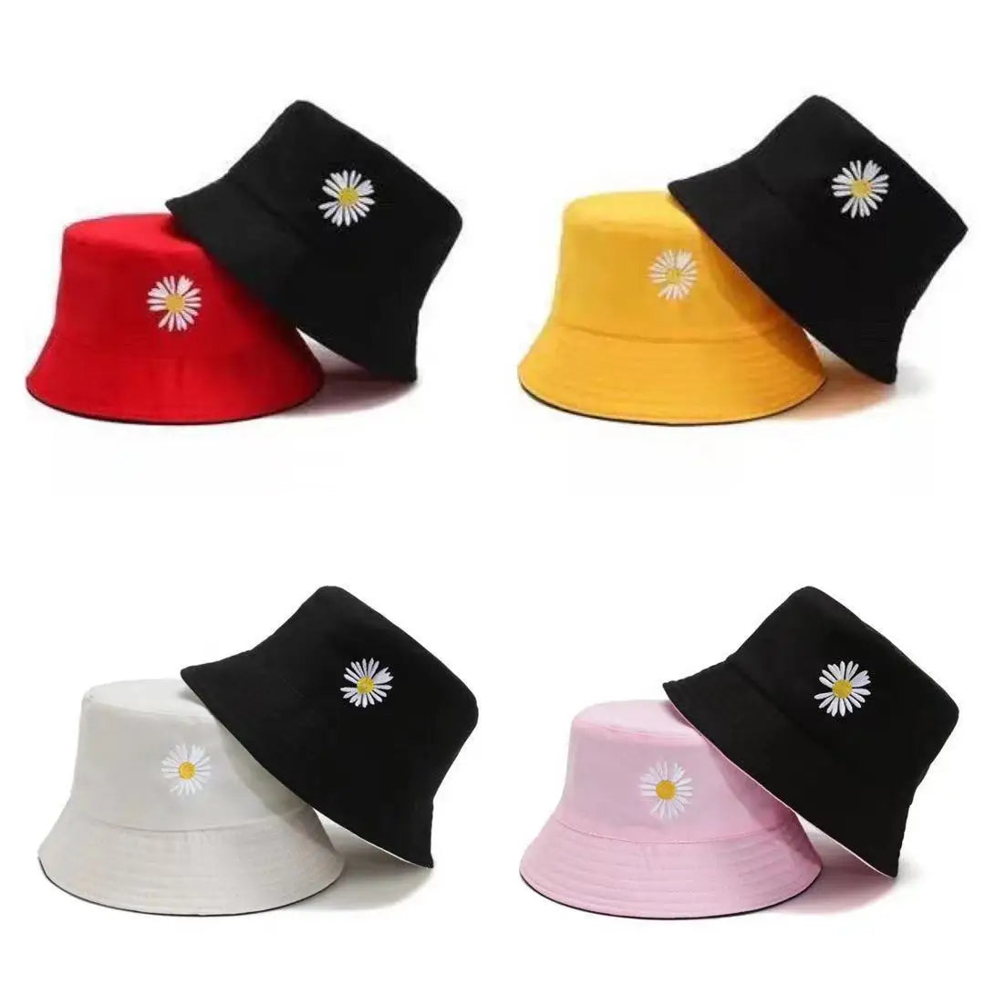 Unisex Bucket Hat Double-Side Outdoor Fishing Cap Women Men Sunscreen Hats