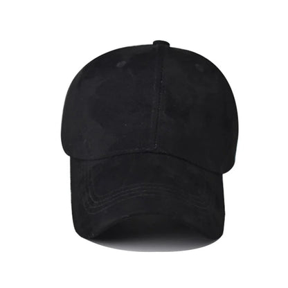 Stylish Green Orange Suede Baseball Cap