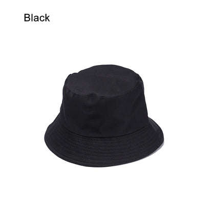 New Double-Sided Bucket Hat Women Men Sun Hat Panama Cap