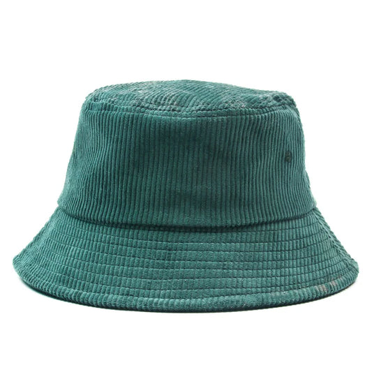 New Autumn Winter Retro Corduroy Bucket Hat Fashion Designer Streetwear