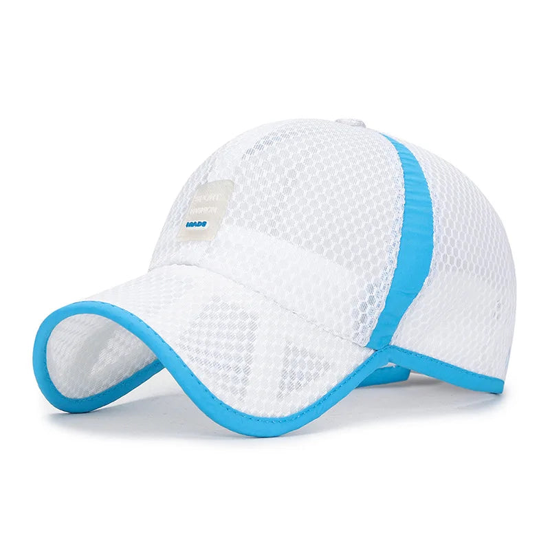 Adjustable Mesh Baseball Cap For Children Breathable Summer Sun Hat