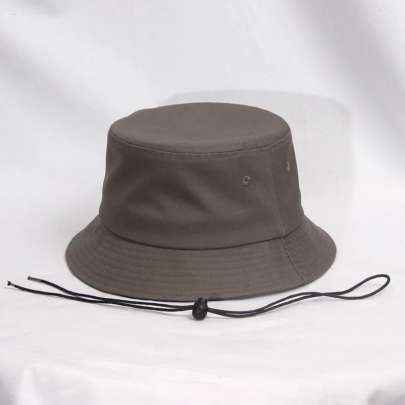 Pure Cotton Sun Hat Large Size Boonie Cap Women Big Size Bucket Hat Men