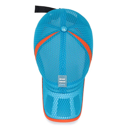 Adjustable Mesh Baseball Cap For Children Breathable Summer Sun Hat