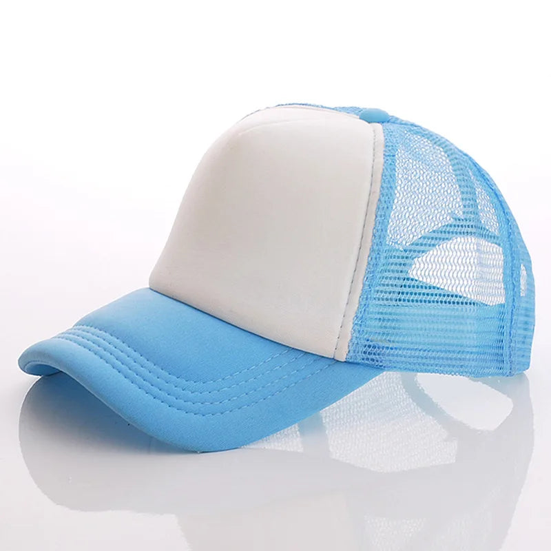 Adjustable Trucks Youth Mesh Hats Baseball Trucker Cap Dad Hat Summer Baseball Cap