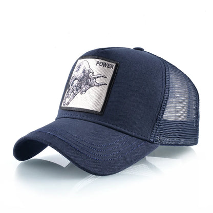 K Baseball Caps Men Snapback Hip Hop Baseball Cap With Embroidery Bull Patch Four