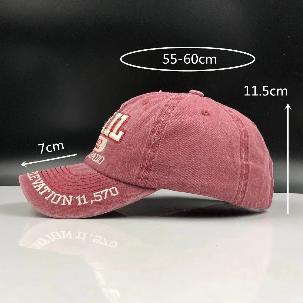 Summer New Washed Cotton Baseball Cap