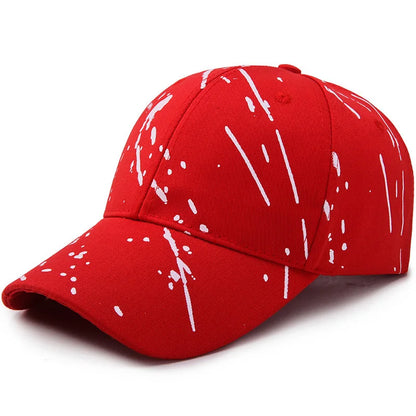Men Women Printing Raindrops Golf Sunshade Baseball Hat Outdoor Sport