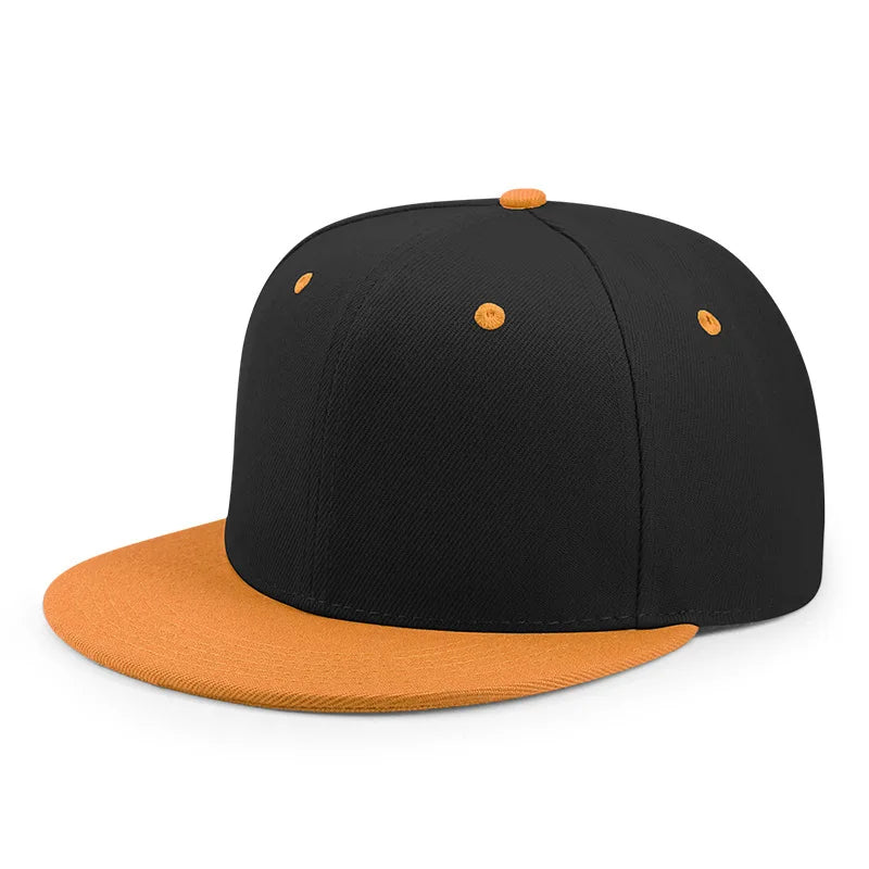 Wholesale 40 Colors Flat Peak Snapback Caps Lady Fashion
