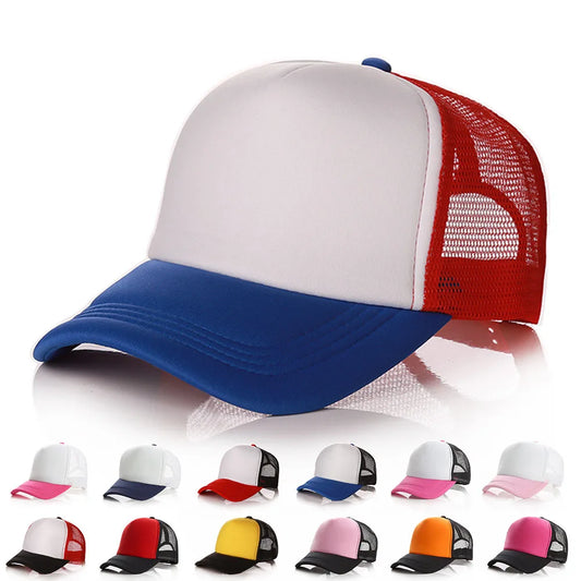 Adjustable Trucks Youth Mesh Hats Baseball Trucker Cap Dad Hat Summer Baseball Cap