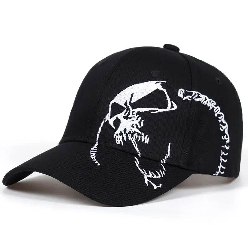 Baseball Cap Skull Embroidery Snapback Fashion Sports Hats For Men & Women