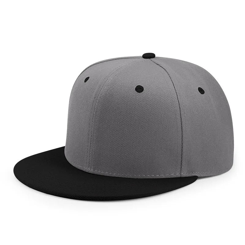 Wholesale 40 Colors Flat Peak Snapback Caps Lady Fashion