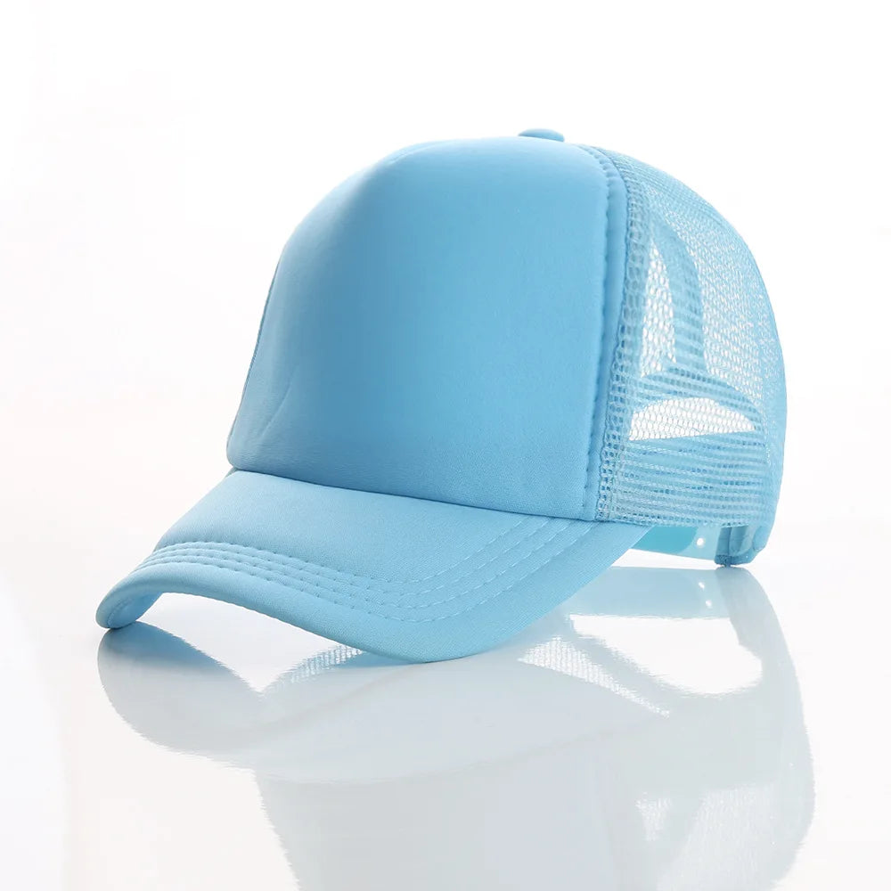 Adjustable Trucks Youth Mesh Hats Baseball Trucker Cap Dad Hat Summer Baseball Cap