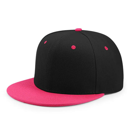 Wholesale 40 Colors Flat Peak Snapback Caps Lady Fashion