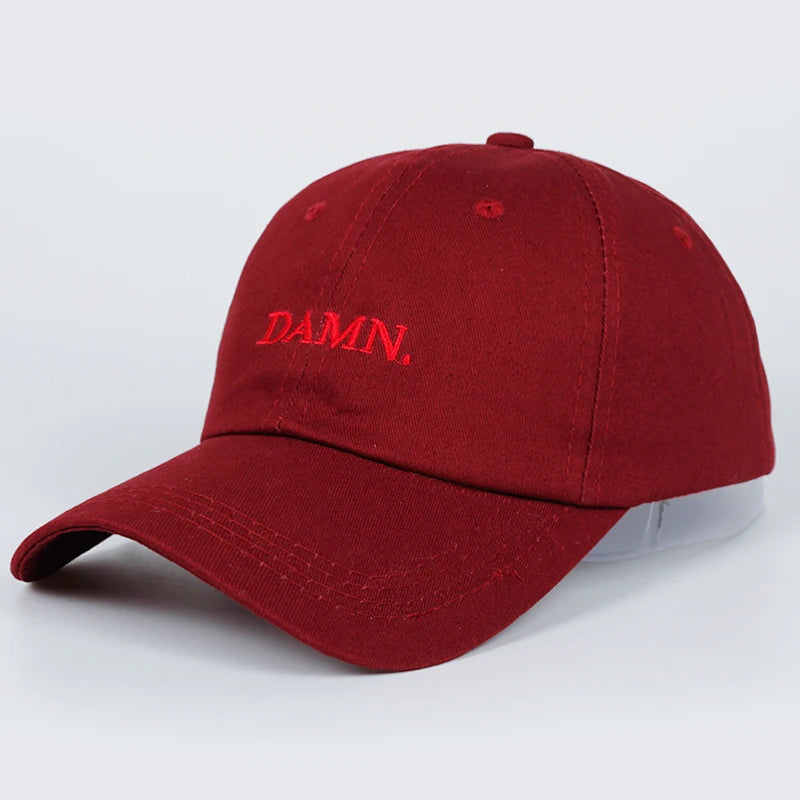 Unisex Spring summer Damn Hats Embroidered Earth Dad Hat Hip Hop