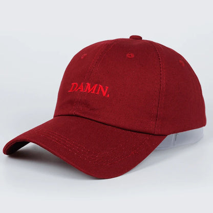 Unisex Spring summer Damn Hats Embroidered Earth Dad Hat Hip Hop