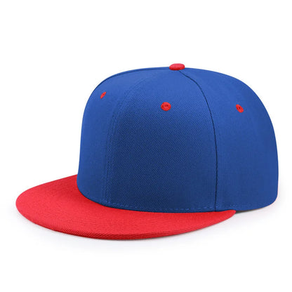 Wholesale 40 Colors Flat Peak Snapback Caps Lady Fashion