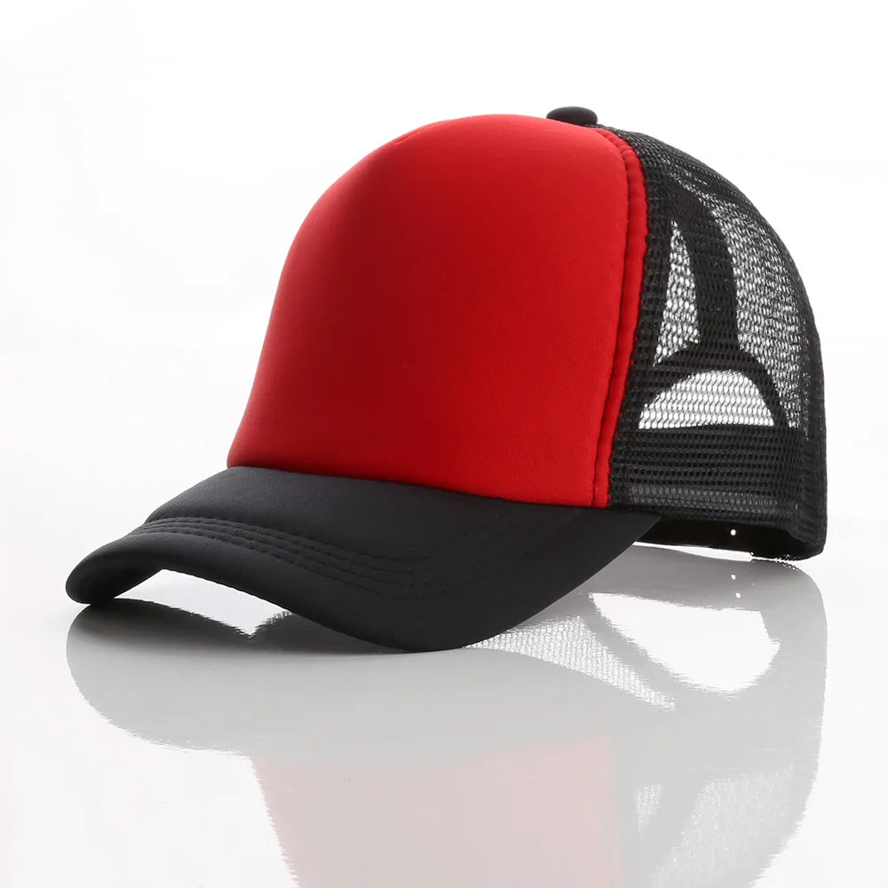Adjustable Trucks Youth Mesh Hats Baseball Trucker Cap Dad Hat Summer Baseball Cap