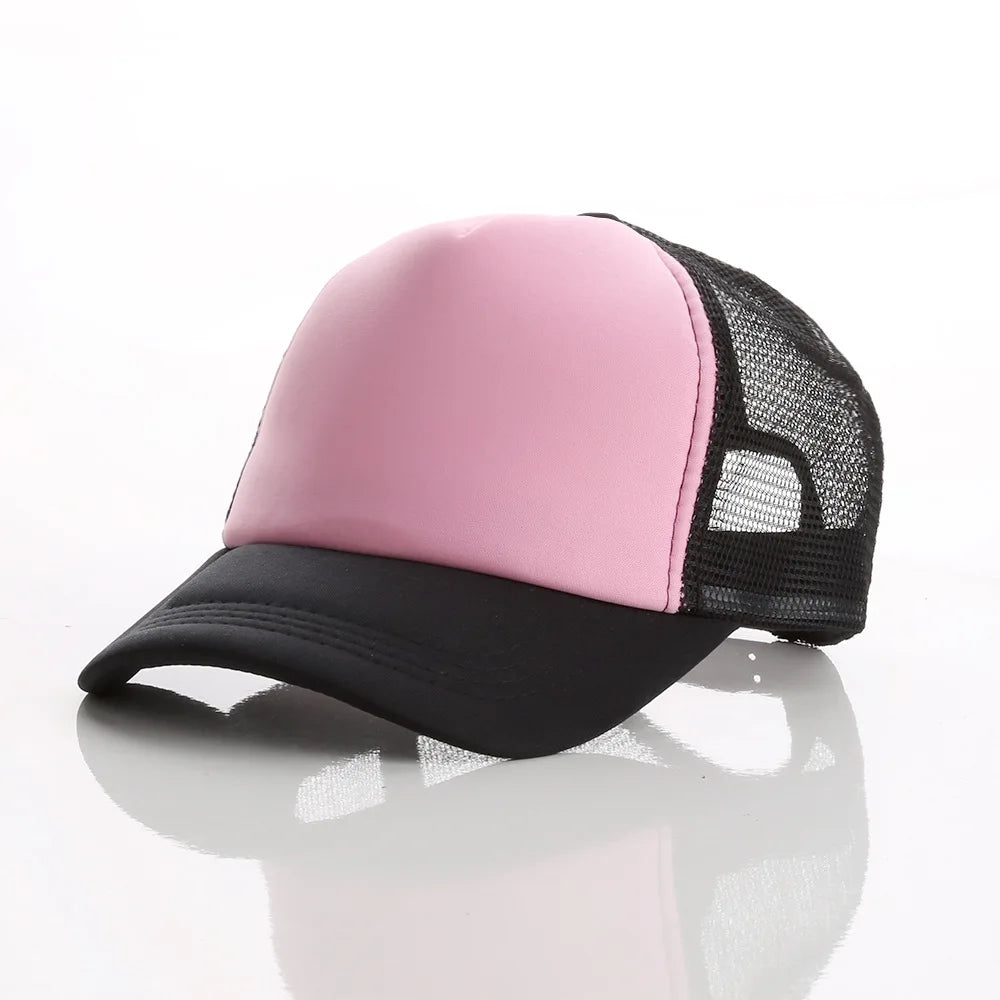 Adjustable Trucks Youth Mesh Hats Baseball Trucker Cap Dad Hat Summer Baseball Cap