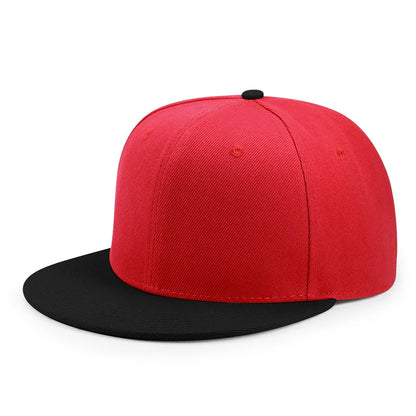 Wholesale 40 Colors Flat Peak Snapback Caps Lady Fashion