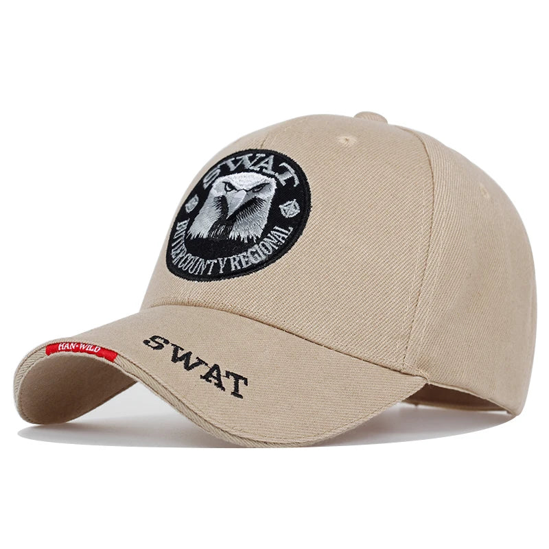 Swat Army Cap Male Embroidered Eagle Black Baseball Caps Men Gorras Para Hombre Women