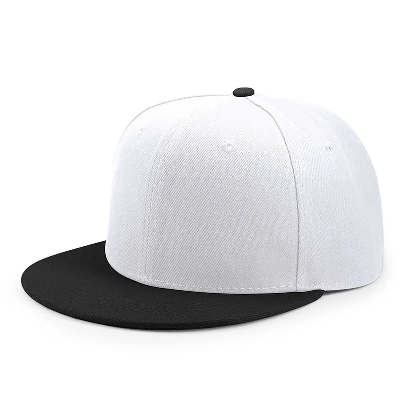Wholesale 40 Colors Flat Peak Snapback Caps Lady Fashion