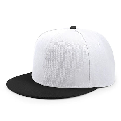 Wholesale 40 Colors Flat Peak Snapback Caps Lady Fashion