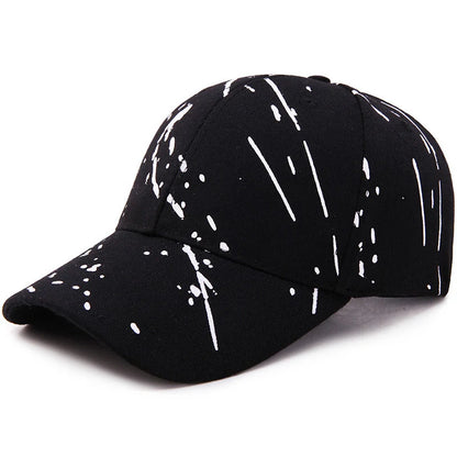Men Women Printing Raindrops Golf Sunshade Baseball Hat Outdoor Sport