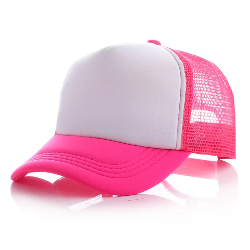 Adjustable Trucks Youth Mesh Hats Baseball Trucker Cap Dad Hat Summer Baseball Cap