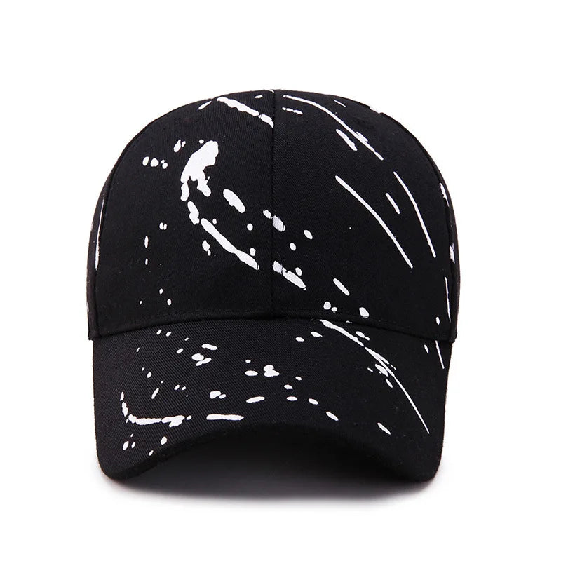 Men Women Printing Raindrops Golf Sunshade Baseball Hat Outdoor Sport