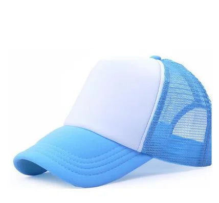 Summer Mesh Black Leopard Print Curved Baseball Caps