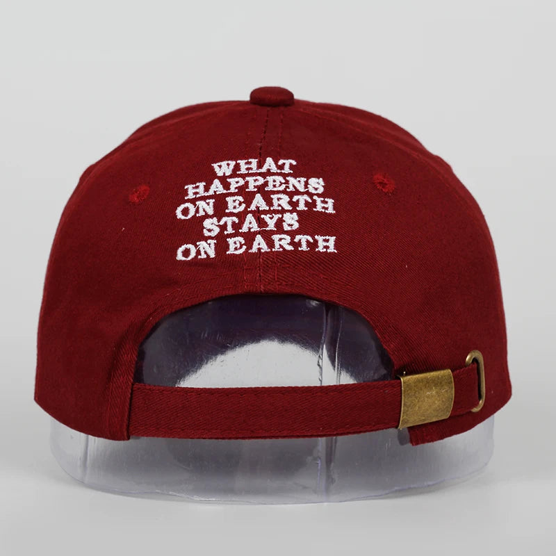 Unisex Spring summer Damn Hats Embroidered Earth Dad Hat Hip Hop