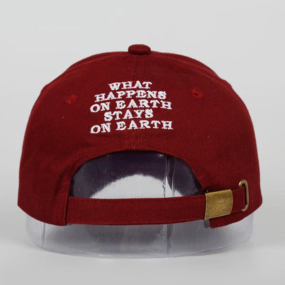 Unisex Spring summer Damn Hats Embroidered Earth Dad Hat Hip Hop