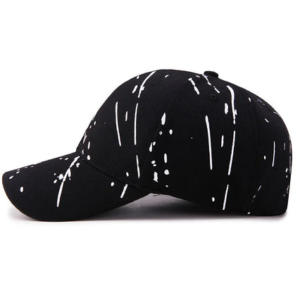 Men Women Printing Raindrops Golf Sunshade Baseball Hat Outdoor Sport