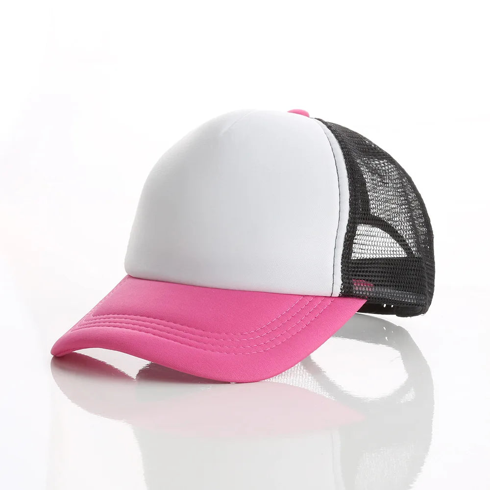 Adjustable Trucks Youth Mesh Hats Baseball Trucker Cap Dad Hat Summer Baseball Cap