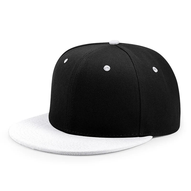 Wholesale 40 Colors Flat Peak Snapback Caps Lady Fashion