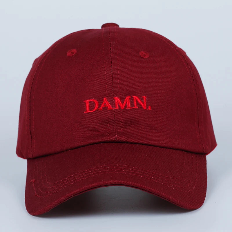 Unisex Spring summer Damn Hats Embroidered Earth Dad Hat Hip Hop