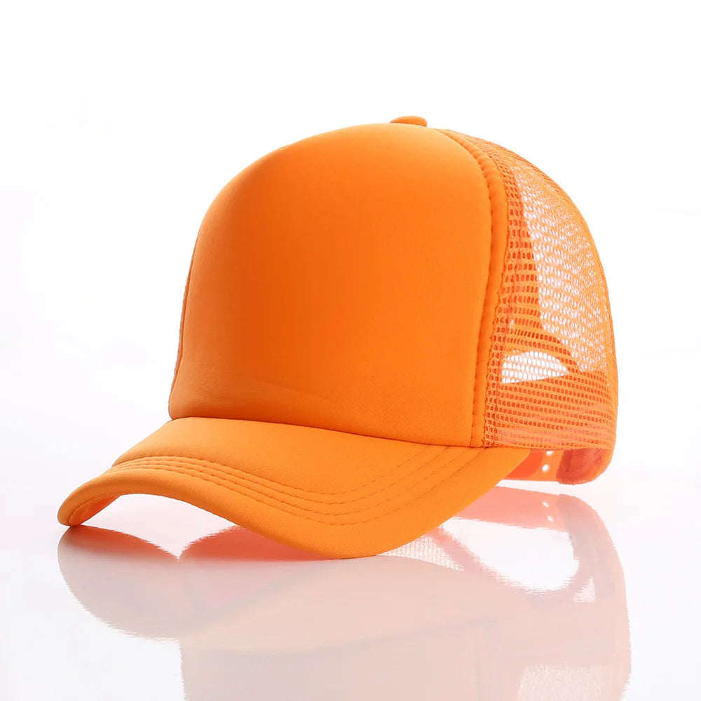 Adjustable Trucks Youth Mesh Hats Baseball Trucker Cap Dad Hat Summer Baseball Cap