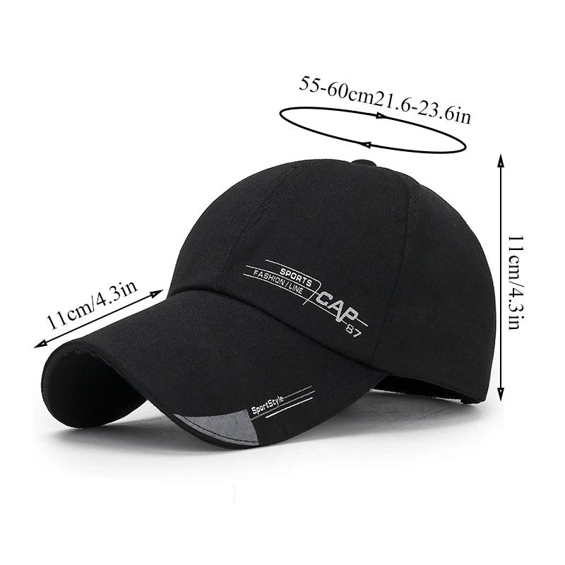 Sports Cap Men Hat For Fish Outdoor Fashion Line Baseball Cap