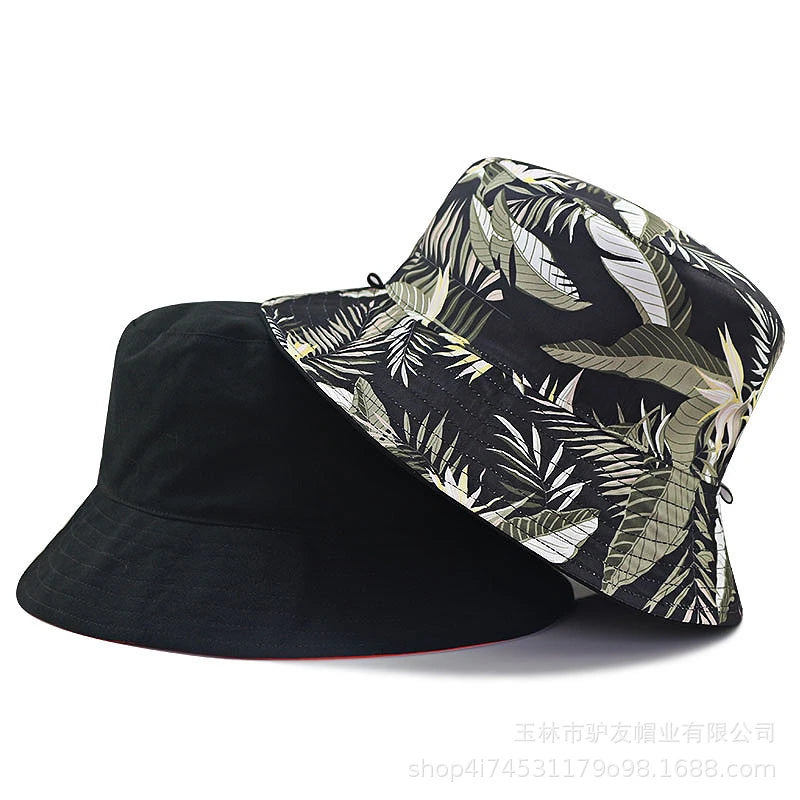 Oversize Fisherman Hat Women Men Summer Beach Cotton Bucket Hat
