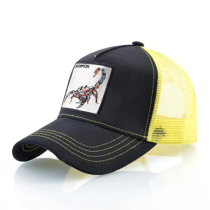 K Four Season Men's Baseball Caps With Scorpion Patch Snapback Hip Hop Cap